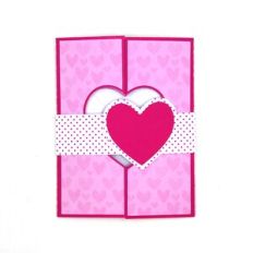 Heart Shutter Gate Card