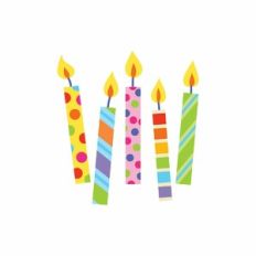 Birthday Bash Party Candles