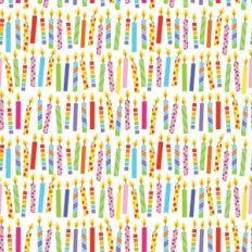 Birthday Bash Birthday Candles Pattern