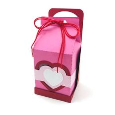 Valentine Milk Carton with Tote and Belly Band
