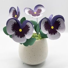 3D Pansies - Cynthia Braga