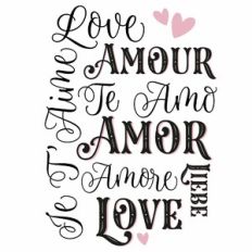 Valentine Word Art / Subway Art