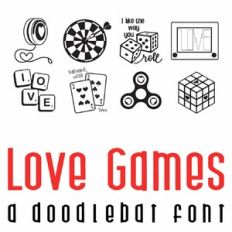 Love Games Doodlebat Font