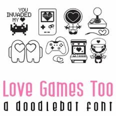 Love Games - Too Doodlebat Font
