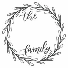 Personalized Family Frame Foliage