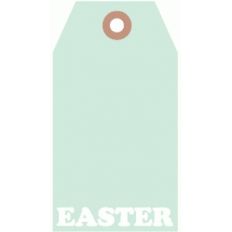 easter word luggage tag