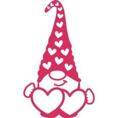 gnome with hearts