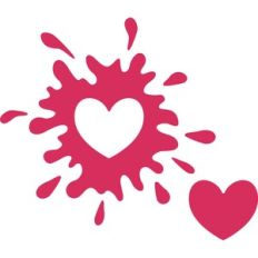 splash heart