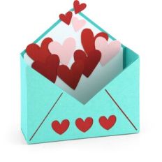2 on 12X12 Envelope Favor Box