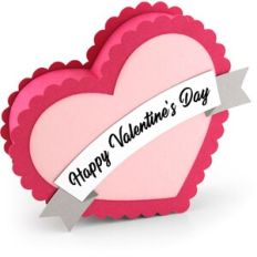 Scalloped Heart Candy Box