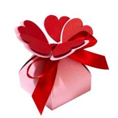 Heart pentagonal box