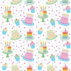 Birthday Bash Cakes Pattern