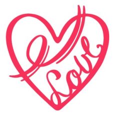 love heart design