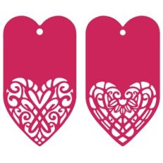 heart tags