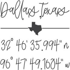 Dallas Texas Coordinates