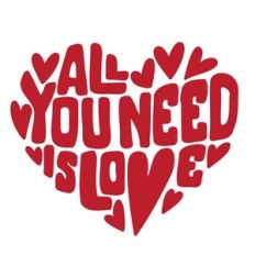 All you need is love heart