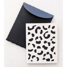 mini leopard card and envelope