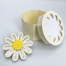 Daisy Shaker Pendant Box  - Cynthia Braga