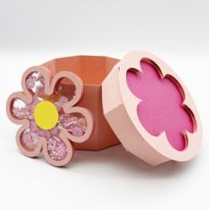 Flower Shaker Pendant  Box - Cynthia Braga