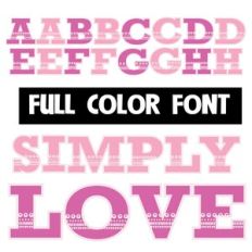 Simply Love Color Font