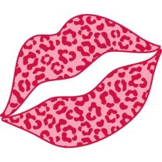leopard print lips