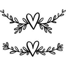 Heart Sprigs