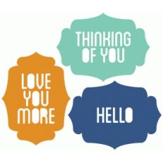 artisan frame words - thinking of you