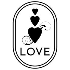 Love Valentine Stamp