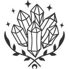 Magical Crystal Cluster