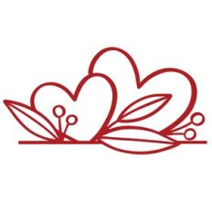 Heart Floral Border