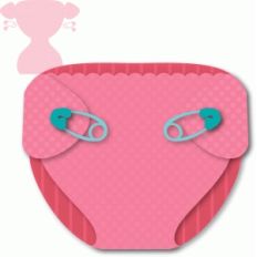 baby card - diaper