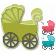 baby card - baby buggy