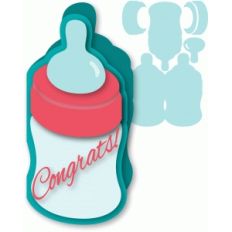 baby card - bottle