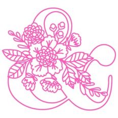 floral ampersand