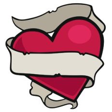 Heart with Banner