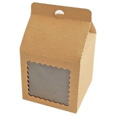 Milk Carton with Scallop Window