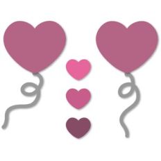 Heart Balloons Small Set