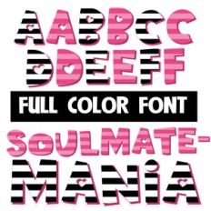 Soulmate-mania Color Font