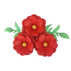 Delicate Flower with Foliage