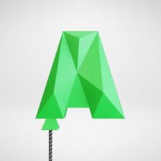 Cake topper Letter A