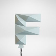 Cake topper Letter F