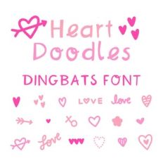 Heart Doodle Font