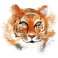 Tiger sublimation design