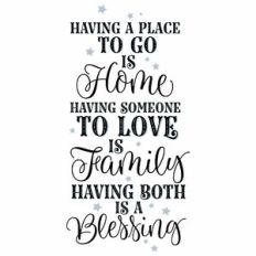 Home, Family, Blessing Quote