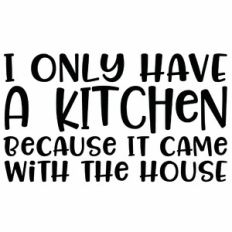 I Only Have a Kitchen Because It Came With The House