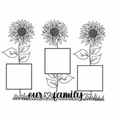 Sunflower Family Tree - 3 People