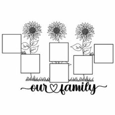Sunflower Family Tree - 6 People