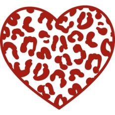 Leopard Print Heart