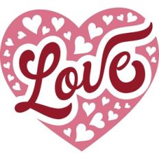 Retro Love Heart
