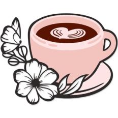 Floral Tea Cup